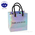 Glossy colorful shinny paper gift packaging printed bags